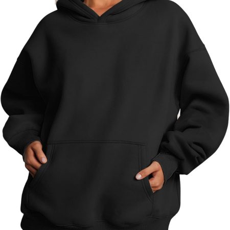 Womens Oversized Hoodies Fleece Sweatshirts Fall Fashion  Pullover Sweaters Winter Clothes